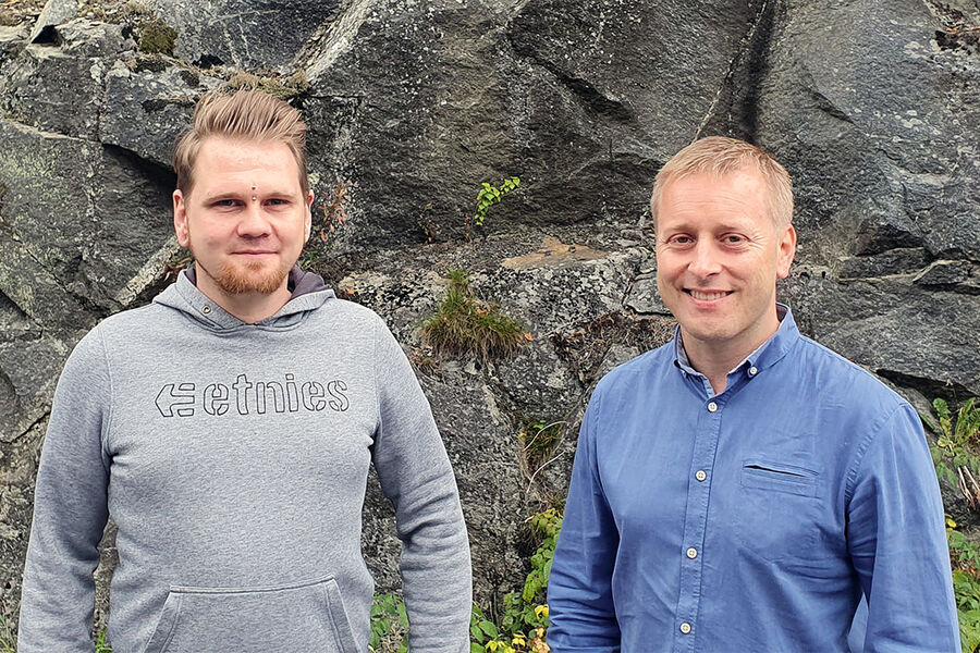 Både Torstein Hofvind Solhaug (til venstre) og David Zijdemans har vært kresne i valgene – den ene av arbeidsgiver, den andre av medarbeider. Slik har de blitt kolleger. 