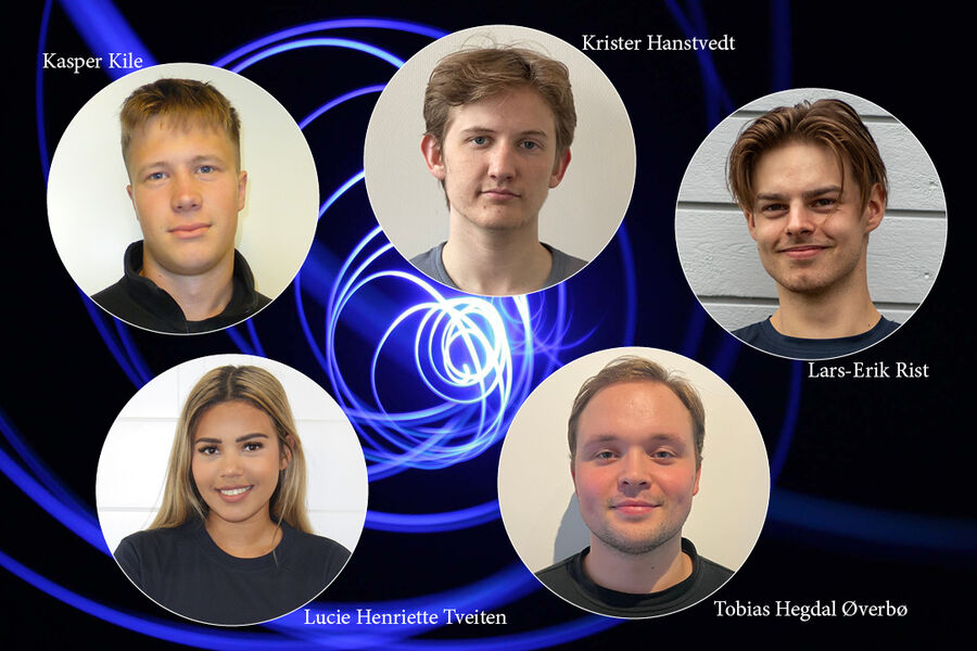 Disse fem skal ta svenneprøven og konkurrere om NM-tittelen i rørleggerfaget under Yrkes-NM i Kristiansand i slutten av september. 