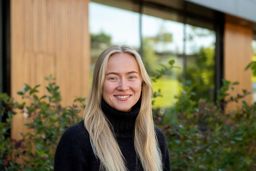 Thea Aase Pedersen er en av fem jenter som fikk sommerjobb i GK.