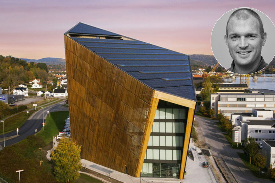 Powerhouse Telemark. Niels Lassen, sjefrådgiver innen energi og inneklima i avdeling Installasjoner, Energi og Bygningsfysikk i Skanska Norge, har skrevet doktorgradsavhandling om brukerstyrt inneklima. 