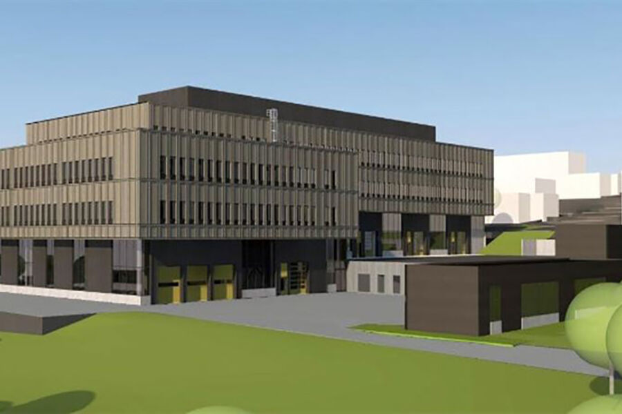 Illustrasjon av Ishavsbyen videregående skole