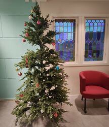 Juletre i kommunehuset Juletre i kommunehuset