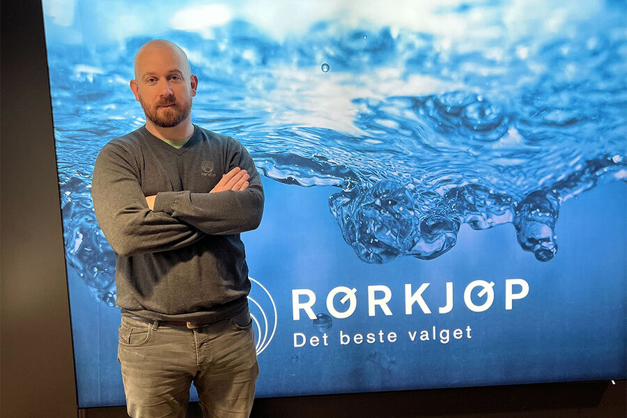 Lars O. Overskeid. IT- sjef i Rørkjøp er glad for at det nå endelig begynner å skje mer på digitaliseringsfronten i VA/VVS-bransjen.