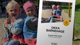 Forsiden til årsplanen for Slettebø barnehage