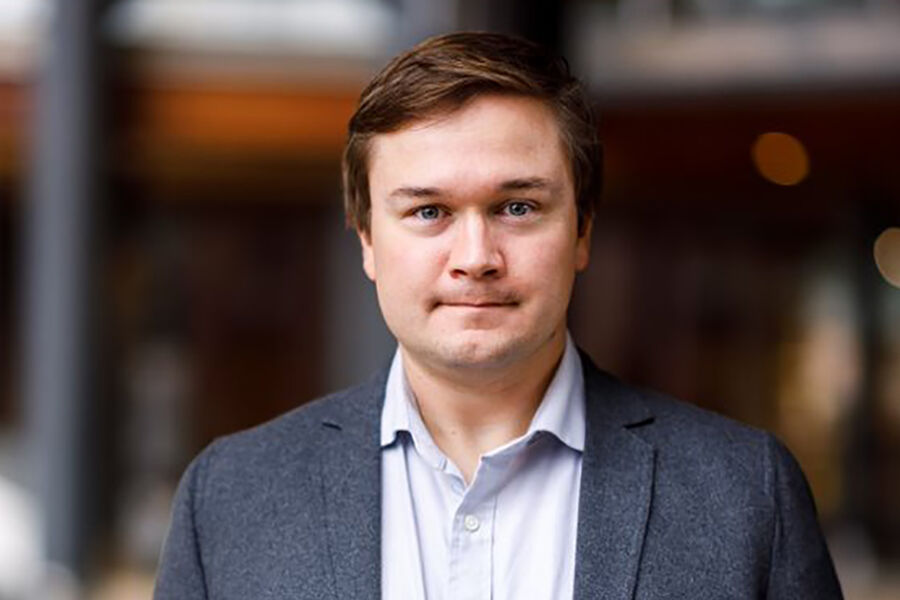 Senior makroanalytiker David Lund i Prognosesenteret.