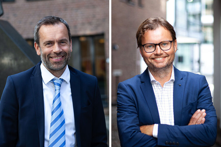 Venstre: Lasse Ødegaard, høyre: Einar Bratteng