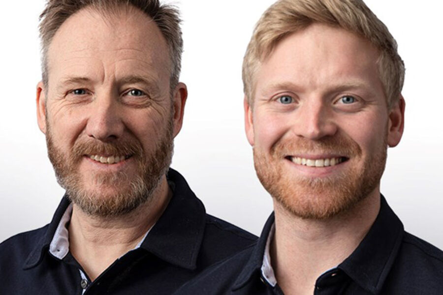 Kenneth Rygh (t.v) og Mats Carlsen er ansatt på teknisk support i Armaturjonsson. 