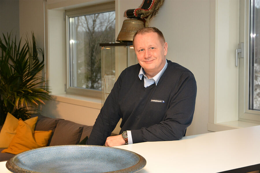 Etter 15 år som VVS-rådgiver, stortrives Svein Ole Grøsland nå som teknisk sjef hos Armaturjonsson. 