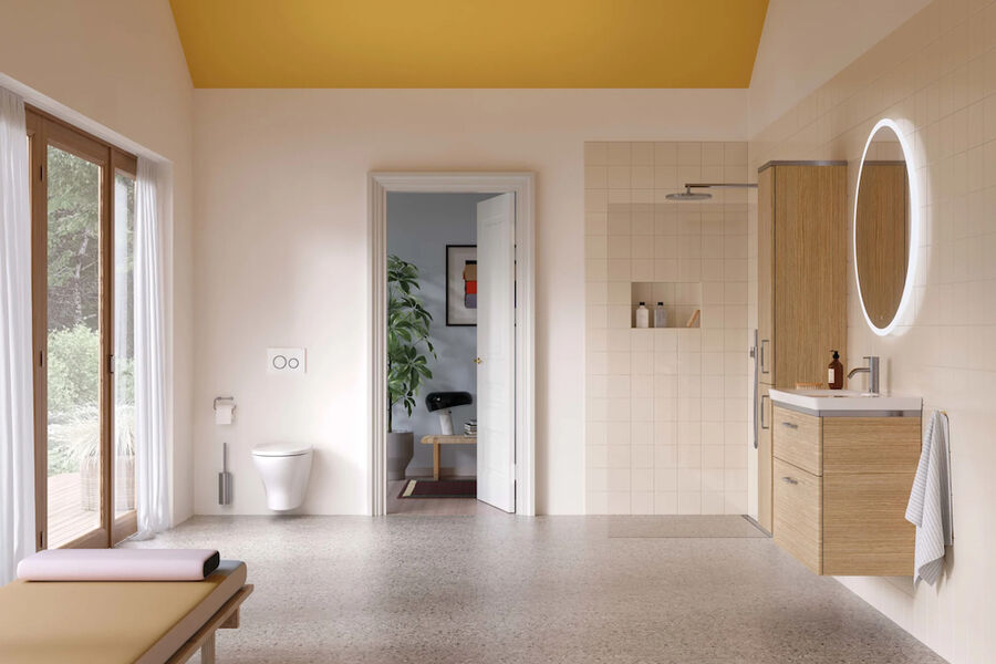 Nye Porsgrund Glow 68 er enkelt å installere sammen med de pålitelige Duofix-sisternene fra Geberit, selskapet som eier Porsgrund-merkevaren.