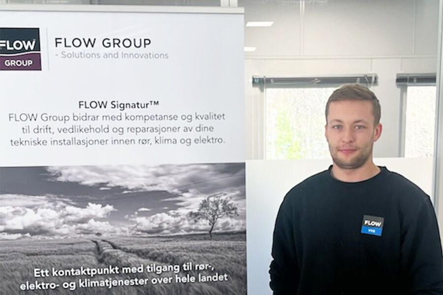 John Martin Skalle begynner i FLOW VVS Kristiansand.