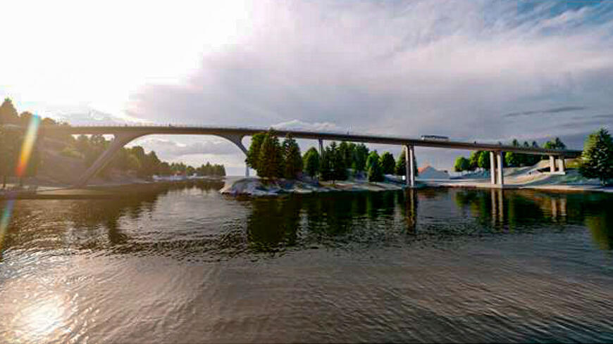 Tegning av ny Eigerøy bro