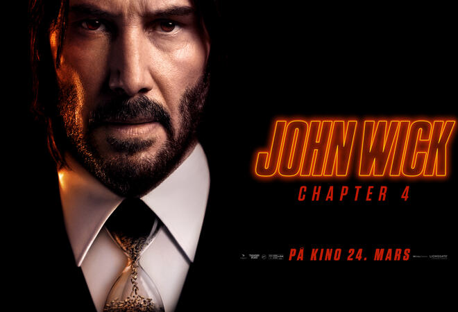 Bilde: "John Wick-Chapter 4" på Salangen kommunale kino 2. april.