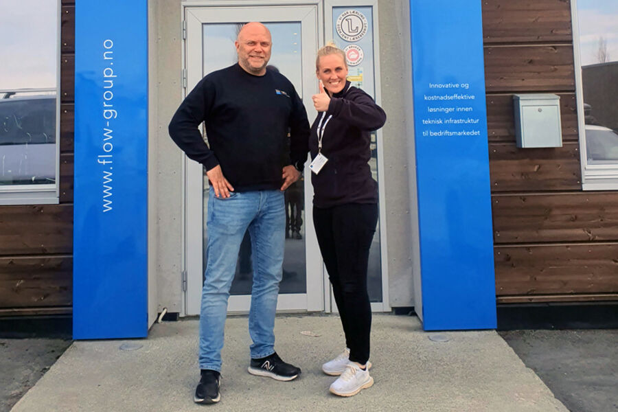 Håvard Martin Noem og Siw Beathe Fossen.