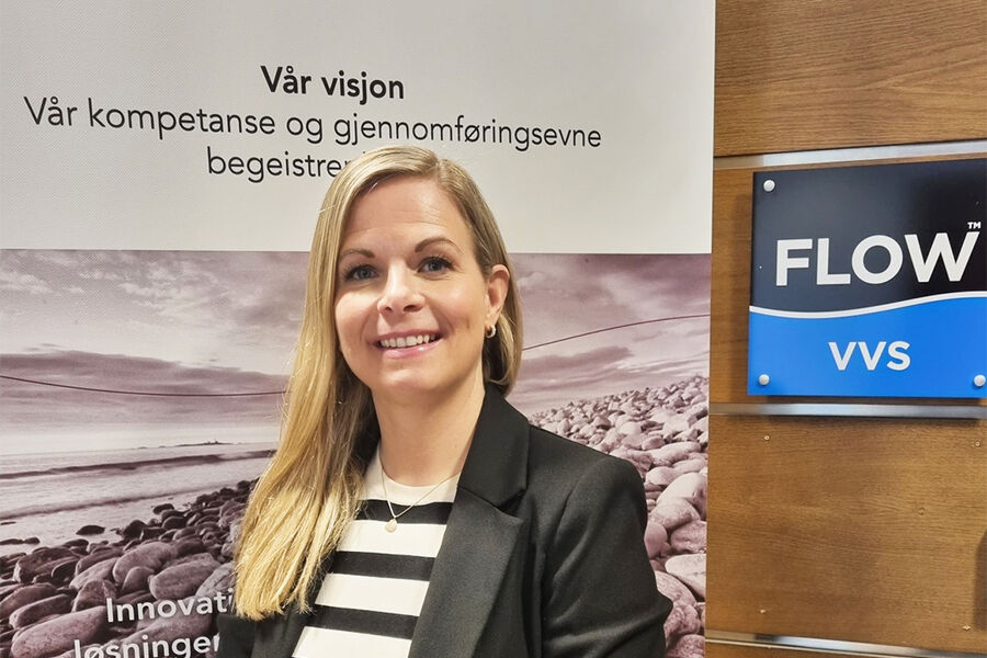 Monica Loe har startet i stillingen som leder for salg, kundeopplevelser og HR i FLOW Trøndelag VVS AS