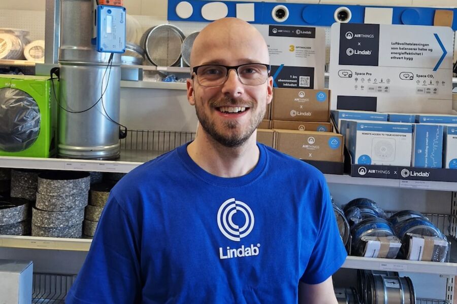 Vebjørn Farstad Salgsingeniør i Lindab. (Foto Lindab).
