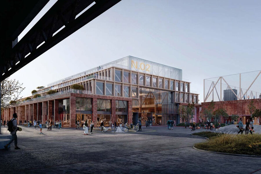 Tårnkvartalet har en målsetting om å flytte grenser og være innovasjonsdrivende i byggenæring og byutvikling. En del av dette er å bidra til å redusere klimagassutslippene fra materialer og byggefasen med 50%.