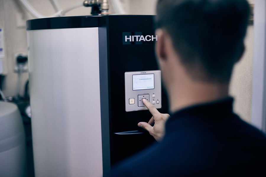 Enova ønsker å sette fart på markedet for varmepumpeberedere. Foto: Varmepumpekjeden Enkon.