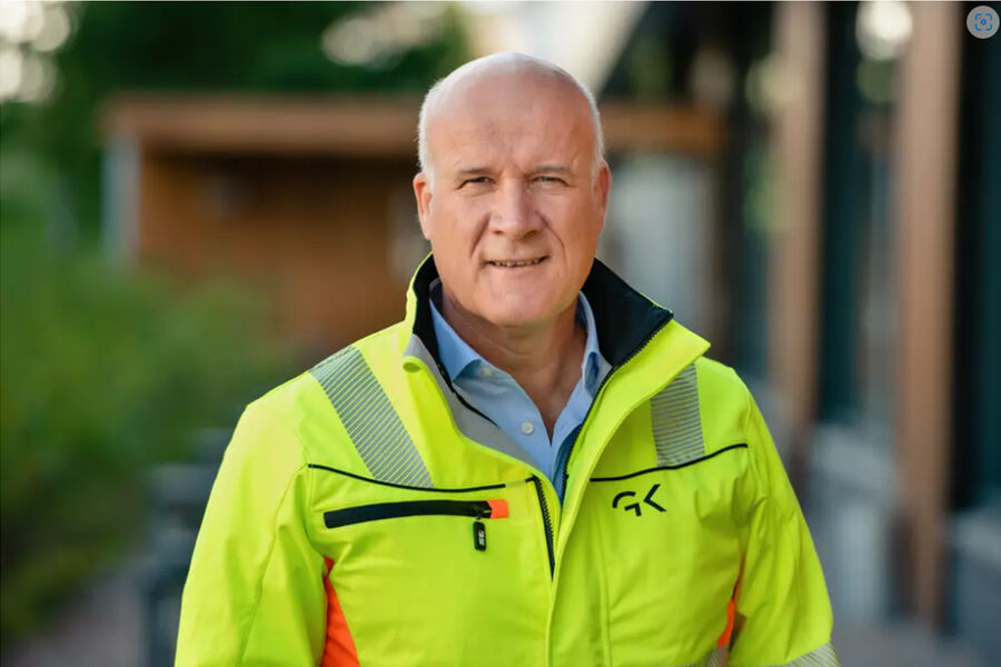 Leif Øie, divisjonsdirektør for entreprise i GK.