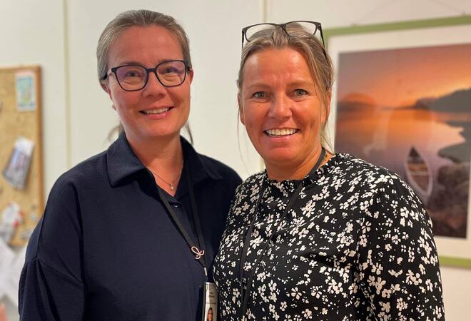 Turid Løvmoen og Mette Øversveen