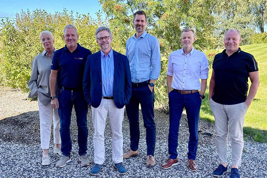 Det nye styre i VVP består av fra venstre, Anne Dahl Øiseth, Robert Torp Halvorsen, Terje Røising, Sigmund Aandstad, Per Ivar Søfteland og Petter Vang.