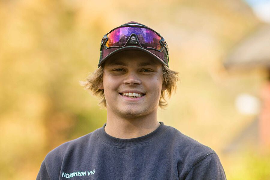 Theodor Hofstad, lærling i Nordheim VVS AS, representerer Viken i Rørlegger-NM 2023. Foto. Privat