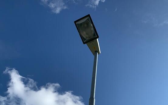 Gatelys Gatelys sett fra undersiden