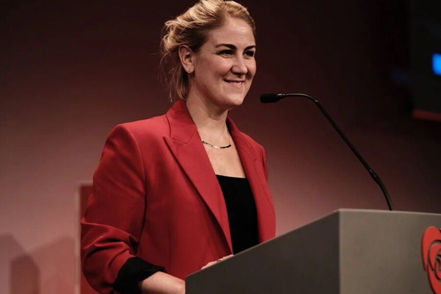 Arbeids- og inkluderingsminister Tonje Brenna. Foto Ap