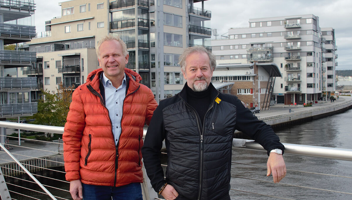 Høiax sin produktgruppesjef Arvid Aalen og administrerende direktør Thomas Buskoven, gleder seg over at Viega produktene nå virkelig har fått fotfeste i det norske markedet.