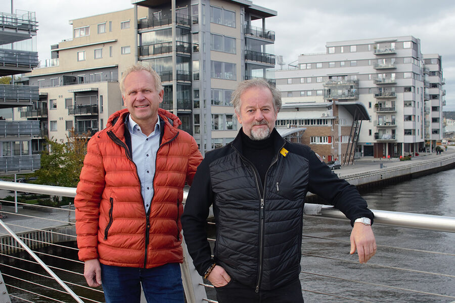 Høiax sin produktgruppesjef Arvid Aalen og administrerende direktør Thomas Buskoven, gleder seg over at Viega produktene nå virkelig har fått fotfeste i det norske markedet.