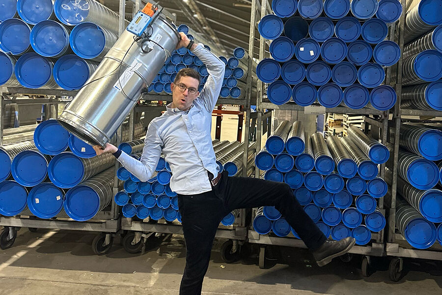 Martin McGloin blir Lindabs nye produktambassadør, eller, rett og slett, en “airfluenser”.