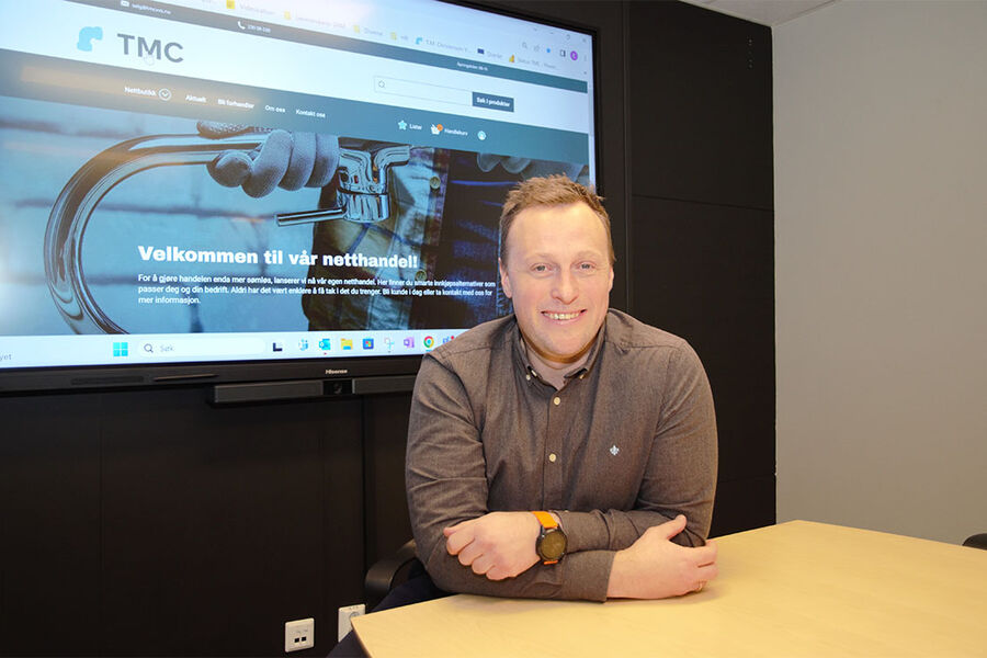 – Nå har vi etablert en netthandel som gjør at det aldri har vært enklere å få tak i de produktene rørleggerne trenger, sier daglig leder Eivind Eilerås, T.M. Christensen AS.