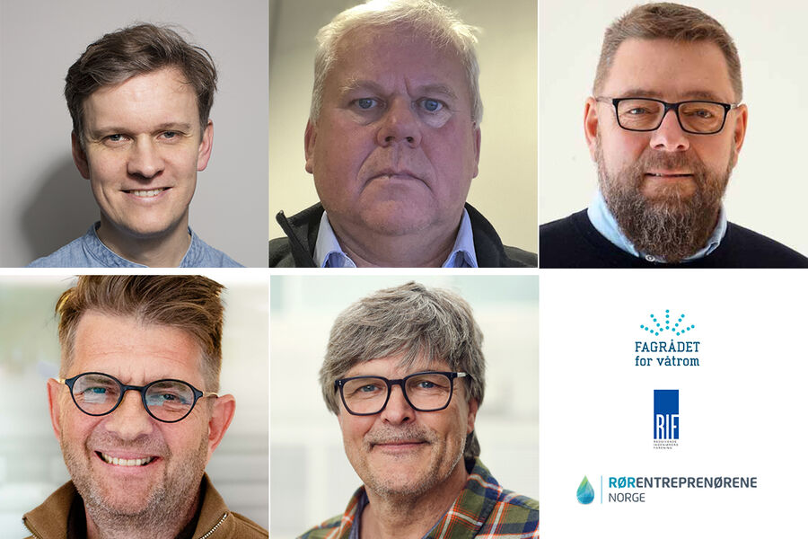 RIF, FFV og RørNorge har forfattet et forslag til endring av veiledningsteksten til flere punkter under §15-5 Innvendig vanninstallasjon i TEK17. De som har vært med er: Henrik Berg Olsen, RørNorge, Arild Kristiseter, RIF, Vidar Hellstarnd, FFV, Are Skaar Nielsen, RørNorge, og Svend Haugen, RIF.