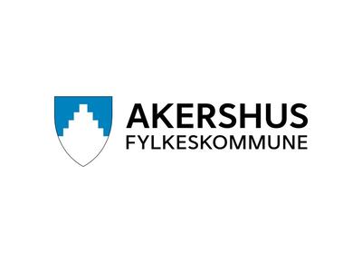 Logoen til Akershus fylkeskommune med våpen og tekst