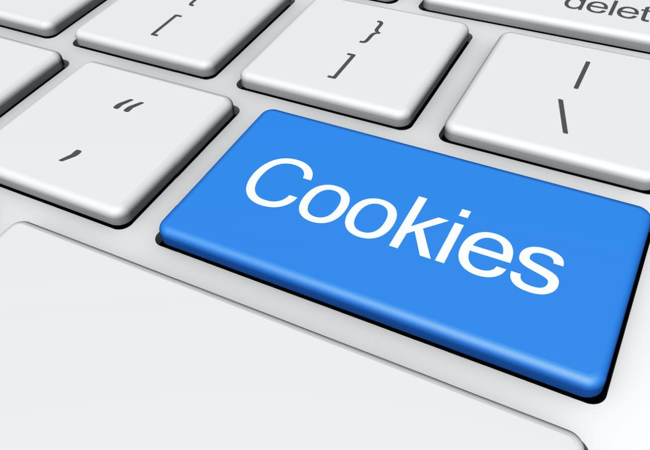 Tastatur med teksten Cookies