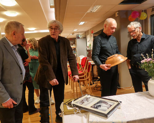 Per, Sigmund, Egil og Leon. Foto: Nils Helgheim