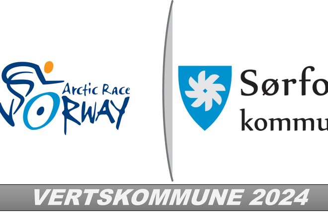 Logo for Arctic Race of Norway og Sørfold kommune