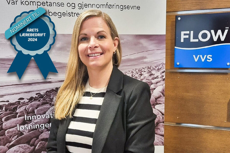 Monica Loe, daglig leder i FLOW Trøndelag VVS. Foto: FLOW Trøndelag VVS