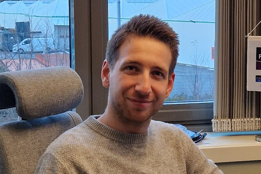 Rune Sande Solvang er nyansatt i FLOW VVS Sør-Vest AS, hvor han jobber som både rørlegger og prosjektleder.