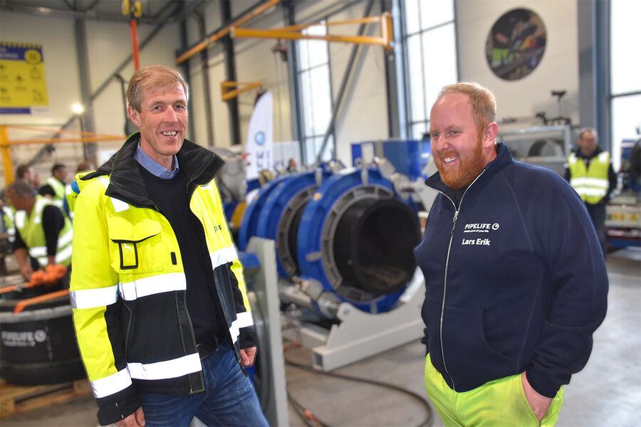 Pipelife Norge og AVK står bak konferansen Vann & Miljø som går av stabelen 17. - 18. april 2024 i Tønsberg. Bildet er fra Rørdagene 2022 på Stathelle. Pipelife Norge