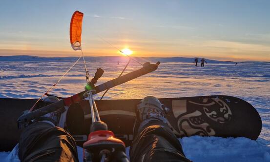 Bilde av kiting: Foto Stine Strand