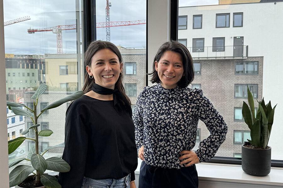 CEO Naomi Ichihara Røkkum og prosjektleder Alessia Bellini. Foto Construction City Cluster