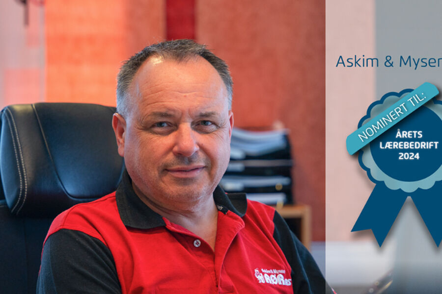 Tollef Berger, daglig leder i Askim & Mysen Rør. Foto: Askim & Mysen Rør