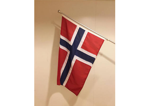 Norsk flagg, foto JGB