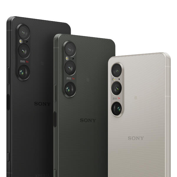 Sony Xperia 1 VI kommer i tre duse farger.