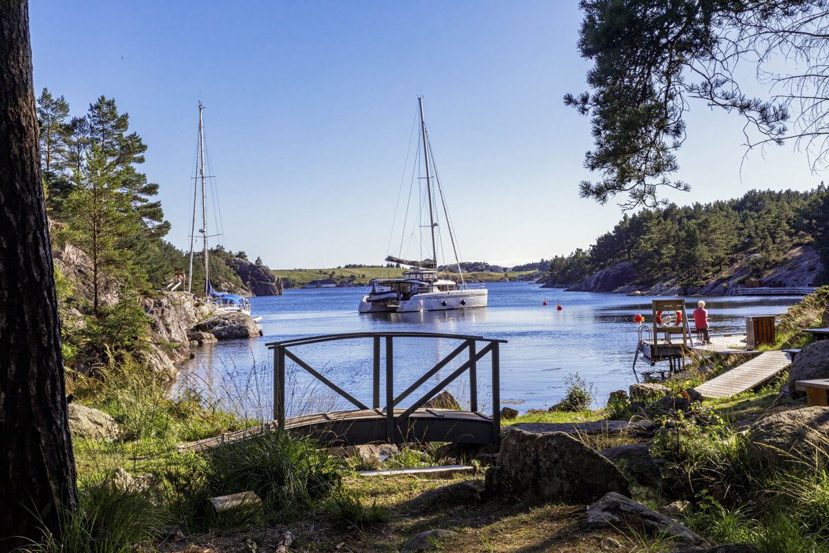 Skadbergsvågen en sommerdag
