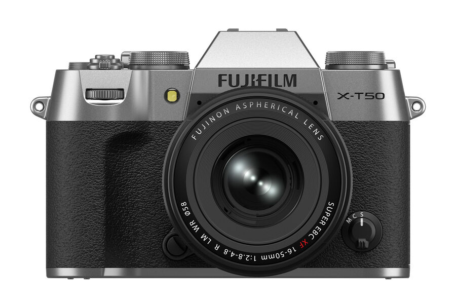 X-T50_front_16-50_silver__ __Fujifilm XT-50
