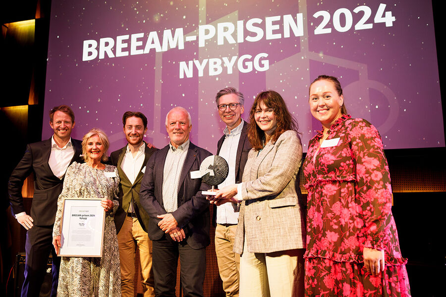 The Plus, vant BREEAM-prisen i kategorien nybygg. Finalistene var Spor X og ALO. Sara Lien