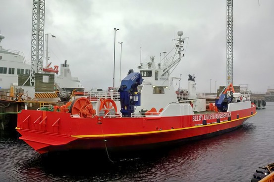 Båten Nautilus Aldra - Seløy undervannsservice