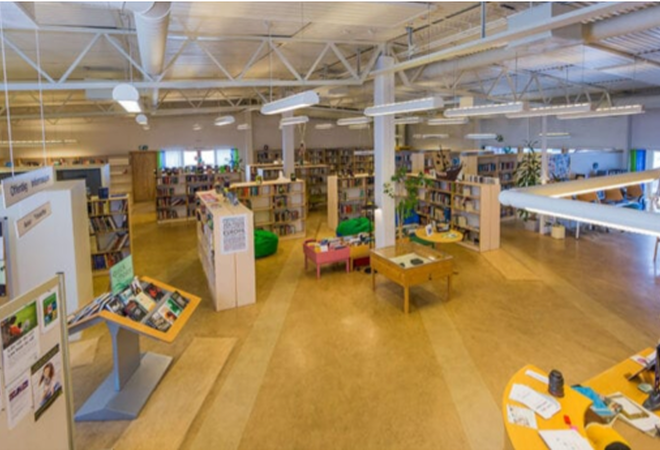 Illustrasjonsbilde, Salangen bibliotek