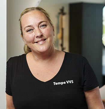 Butikksjef Heidi Asbjørnsen, Tempe VVS